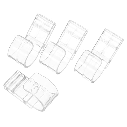 POPETPOP 8個 透明フック付き壁掛けクリップ 耐荷重キッチン バスルーム用 多機能収納ホルダー 歯磨き粉 タオル 調理器具整理に