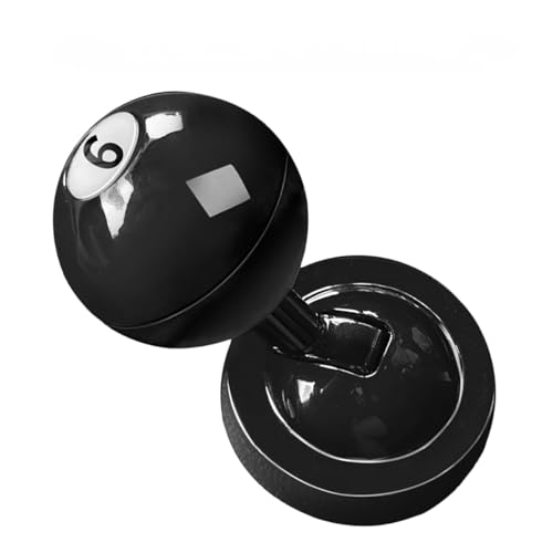 エンジンスタートボタン レバー 車ワンタッチスタートレバー プッシュスタート 球形 数字 金属 ジョイスティック 自動車ワンタッチスタートボタン 強固接着 汎用 車の点火ボタンカバー 装飾改造 取り付け簡単 車アクセサリー (ブラック)