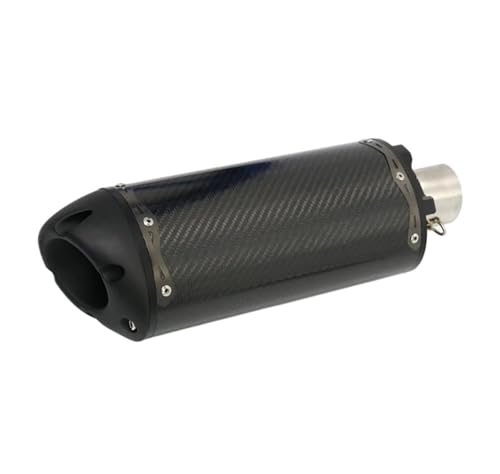 Silencieux arrière échappement double sortie 51mm pour moto universelle