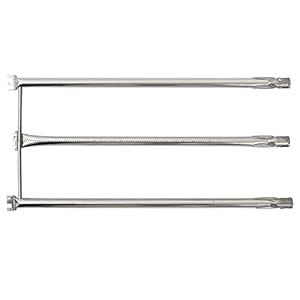 BBQ-Toro Roestvrijstalen branderbuisset, reservebrander voor Weber Genesis Gold en Platinum (voor 2002), Platinum I/II en Weber Genesis serie modellen: 1000/LX, 2000/LX, 3000/LX, 4000/LX, 5000/LX