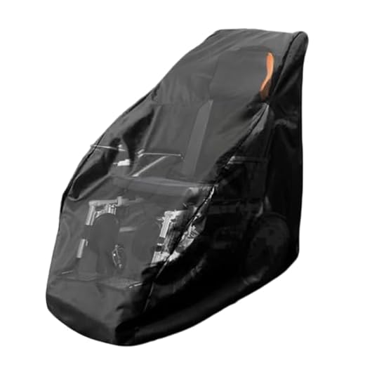 Sulxyi Wheelchair Cover - 210D Oxford Waterproof Mobility Scooter Storage Cover | Dustproof Heavy Duty Protector for Outdoor Rain Indoor Transport Travel Car