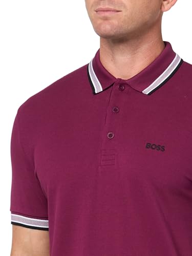 Image of BOSS Mens Paddy Short Sleeve Polo Shirt