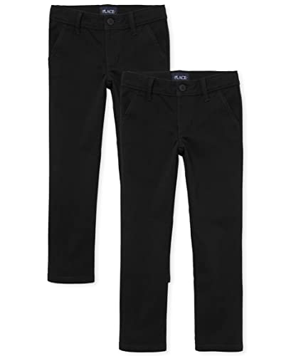 Image of The Children's Place Girls Stretch Skinny Chino Pants, multipacks