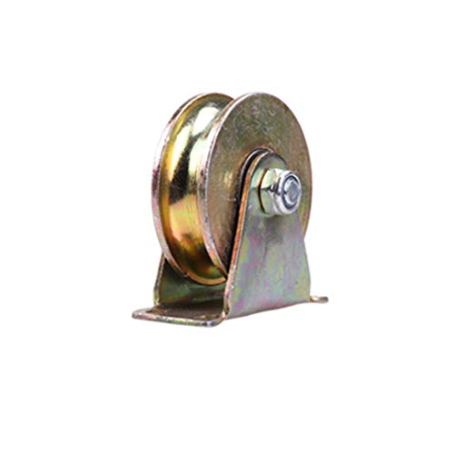 Pulley wheel, U-type groove wheel, Sliding Gate Roller,Colour Galvanizing,Heavy Duty Barn Door Casters,45# Steel Slide Gate Hardware,for Gate Frame,Industrial Machines Carts,Wire Rope Rail(60mm)