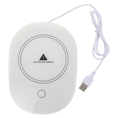 MAGICLULU Calentador De Taza USB Posavasos con Temperatura Constante Mantén Bebidas Cálidas Día Diseño Compacto para Oficina y Hogar