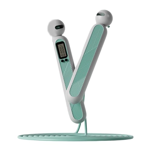 Cuerdas de saltar con contador y pantalla LCD para fitness para mujeres y hombres, entusiastas del fitness, ejercicio en casa y gimnasio