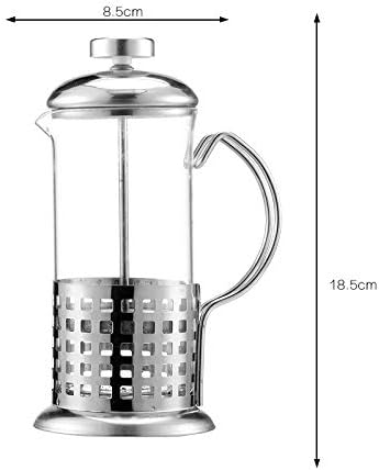 Miniatura 2 de Cafetera de acero inoxidable, prensa francesa, delicada, émbolo, tetera, cafetera, tetera, cafetera, tetera, tetera, tetera, cafetera, tetera, 11.8