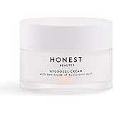 Honest Beauty Hydrogel Cream with Two Types of Hyaluronic Acid & Squalane OilFree, Synthetic, Dermatologist Tested, Cruelty Free, Fragrance Free, 1.7 Fl Oz