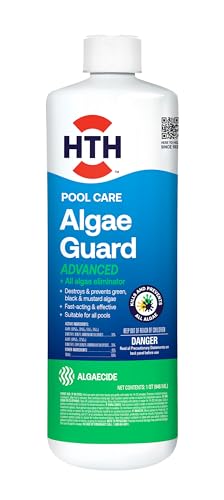 HTH 67243 Swimming Pool Care Advanced Algae Guard - Destroys and Prevents Green, Black & Mustard...