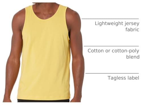 Image of Amazon Essentials Men's Regular-Fit Sleeveless Tank Tops