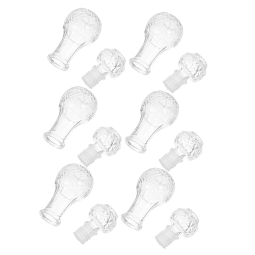 FUNOMOCYA Glass Wine Decanter with Aerator Crystal Set Perfect for Whisky Brandy Liquor