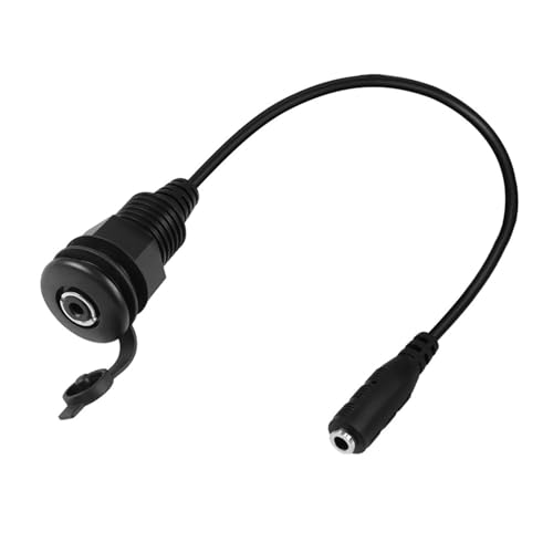 Cable Panel Jack 3.5mm con Rosca para Audio Estéreo miniatura 3