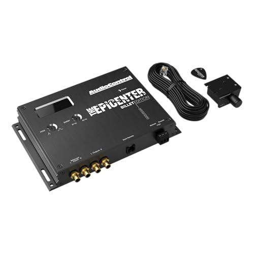 AudioControl The EPICENTER Billet LE Limited Edition Digital Bass Restoration Processor Car Audio Bass Booster Enhancer with Included Dash Mount Wired Remote Control Knob ParaBASS Subsonic Filter
