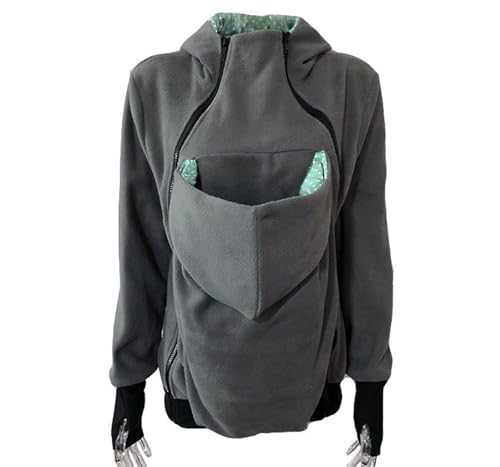 3-in-1 Keep Warm in Winter Hoodie Coat Zip Up Multifunctional Warm Fashion Casual Womens Sweatshirt Jacket