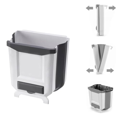 Caneca de basura plegable para cocina 2.4 gal