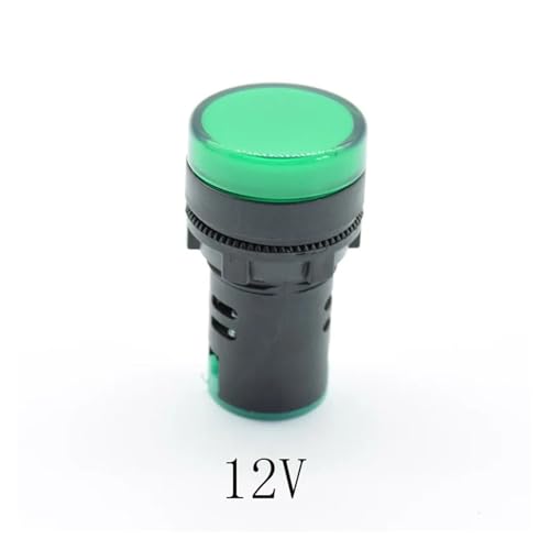 Luz indicadora LED 22mm para panel 110V amarillo evita fallos de conexión 4