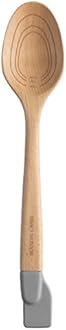 Mason Cash Innovative Kitchen 3-In-1 Solid Beech Wooden Spoon And Jar Scraper
