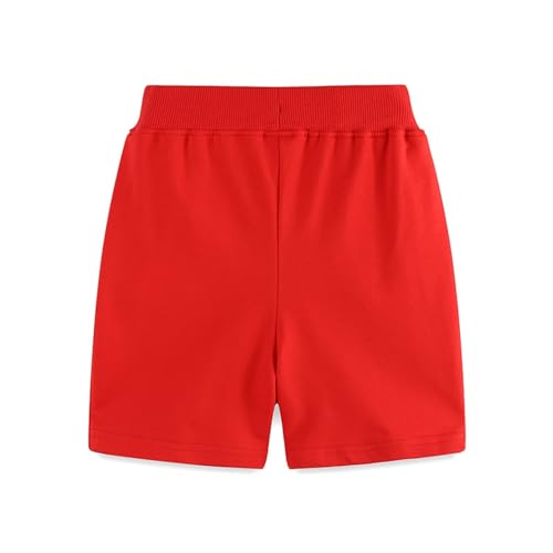 Kids Boys Casual Solid Sweat Shorts Summer Elastic Waist Athletic Short Pants Lightweight Comfortable Bottom2