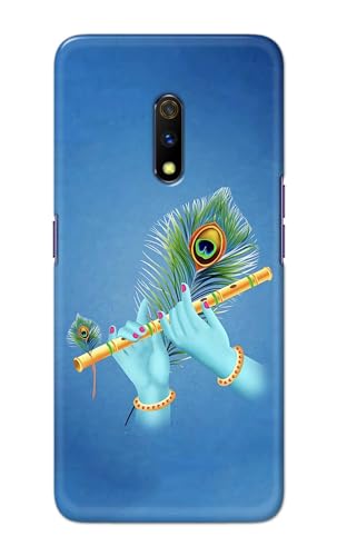 Image of PRINTFIDAA Printed Hard Back Cover Case for Realme X | Oppo K3 Back Cover (Flute in Krishna Hands) -112