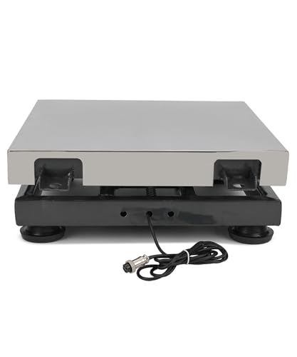 Image of MONET Platform Weighing Scale | Green Display Light | For Industrial And Commercial Use | 200kg Weight Limit With 20g Accuracy | 500X500 MM Scale Size