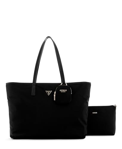 GUESS Gemma Bolsa grande tecnológica, preta