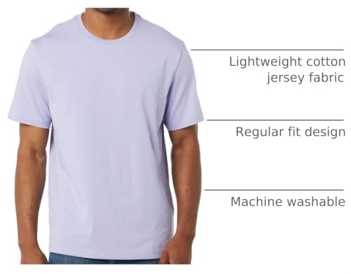 Image of Amazon Essentials Men's Slim-Fit Crewneck Short Sleeve Cotton T-Shirts