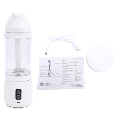 Buachois Licuadora Portátil USB C Rechargeable, 24oz para Viajes y Gimnasio - Sin Batería Incluida (700ml)