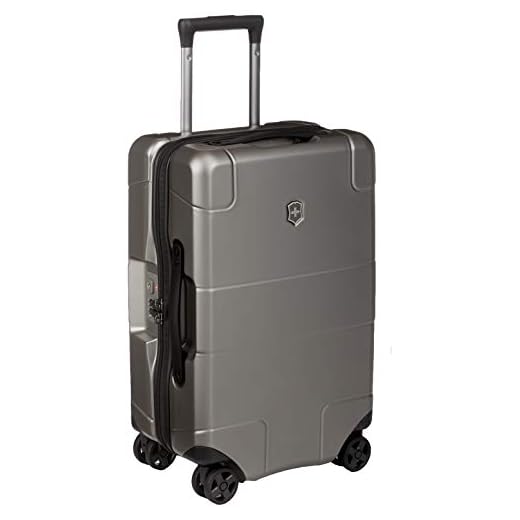Mala de Bordo Victorinox Lexicon Hardside Frequent Flyer Carry-On Cinza Titanium