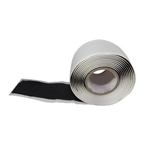 Image of Morris 60240 Black Rubber Mastic Insulating Tape, 10' Length, 3-3 /4 inch Width