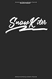  Snowkiter Notizbuch: 100 Seiten  Punkteraster  Kitesailing Snowkiten Kiter Kite Geschenk Schnee Team Winter Wintersport Kiten