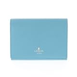 LANVIN en Bleu(ランバンオンブルー) リュクサンブールカラー 二つ折り被せ財布 財布 札入れ カード入れ付き レディース 482037 ブルー