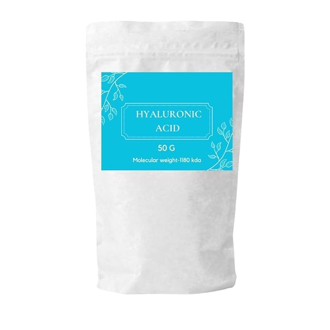 Hyaluronic acid powder for formulating serum & Diy skincare products(sodium hyaluronate) high molecular weight-image-2