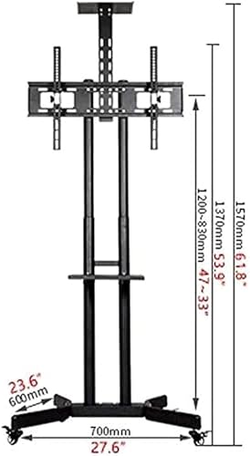 Soporte móvil para TV con ruedas ajustable miniatura 6