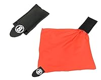 KOSxBO® Airsoft Deathrag - Taktische Molle Weste - Softair Hittuch - Warnweste - Hit Tuch - Tasche schwarz - orange Softair Zubehör Ausrüstung Airsoft