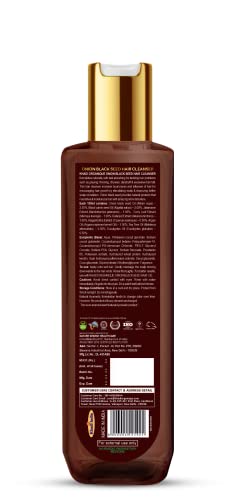 Image of Organique Onion Black Seed Hair Shampoo For Silky, Stronger Hair & Repairs Damaged Hair (No Sls & Paraben Free) No Harmful Chemicals - 200 ml`
