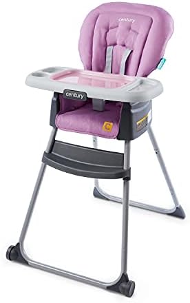 Century Dine On 4-in-1 High Chair | Grows with Child with 4 Modes, Berry