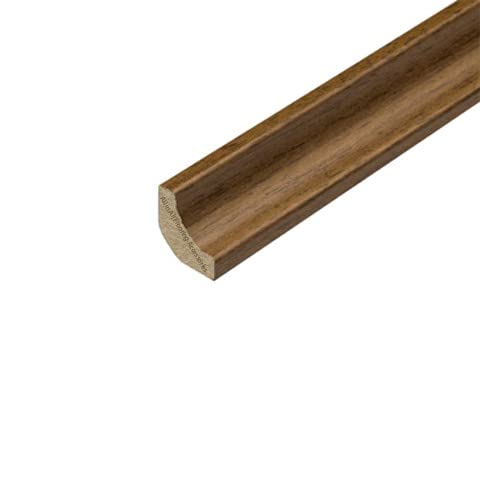 eXtreme Laminate Scotia Beading - 1.2m x 20 Lengths Floor Edging Strip - Durable, Long-Lasting, and Versatile Floor Beading, Merbau