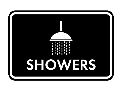 Panneau de douche encadré pour créer une verrière de salle de bain noire