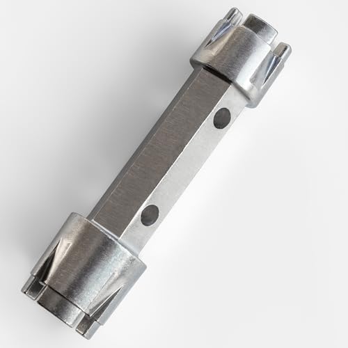 image for BearHut Tub Drain Remover Wrench Removal Tool Dual Ended Dumbell for B