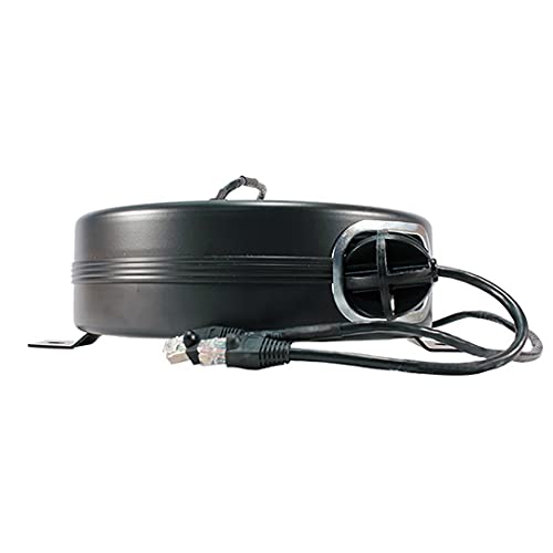 Cable retractil CAT6 de 65 pies con carrete miniatura 5