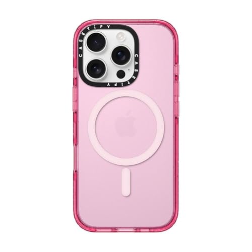 Image of CASETiFY for iPhone 16 Pro Case - Impact Compatible with MagSafe Pink