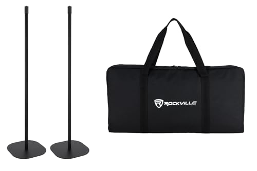 Image of Rockville Saber Stand X2 Black 2 Pack Stands for Rock Saber Lights