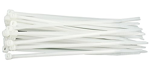 VOREL 73882 - ataduras de cables 96x2.5mm 100pcs / blanco /
