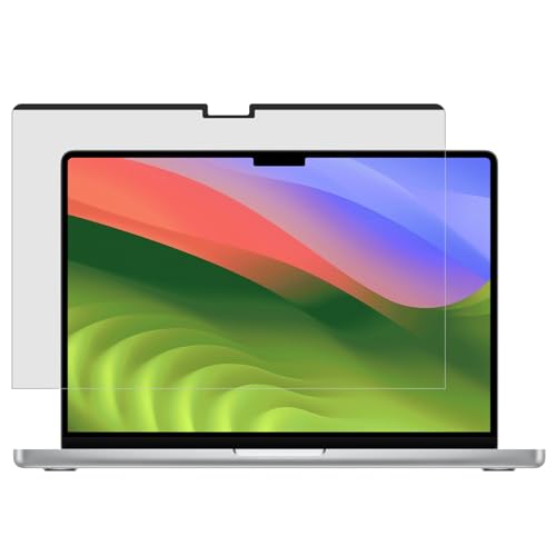LUSA DESIGN 覗き見防止フィルター MacBook Pro 16インチ用 ブルーライトカット マグネット式覗き見防止フィルター 着脱簡単 指紋の防止 反射防止