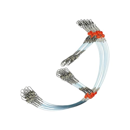 6 Pzs Cable de Pesca con Anillos y Nailon Azul miniatura 5
