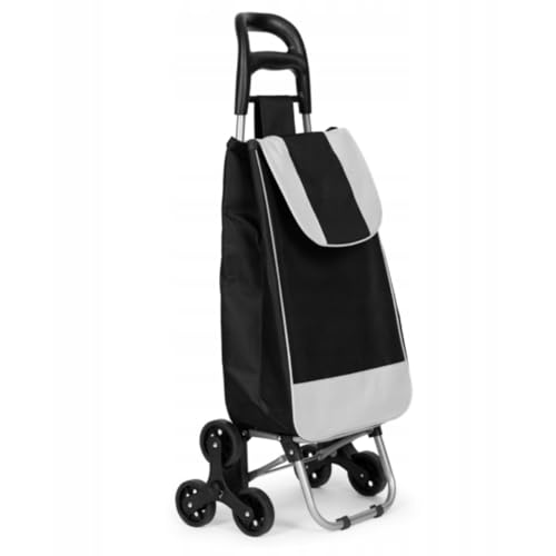 BolaAzul, Carrinho de Compras Feira multiuso 6 Rodas sobe escadas