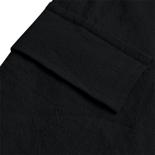 Pantalon de survêtement noir confortable à taille élastique