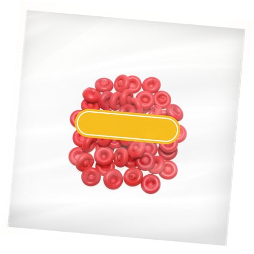 50 tapones para sellar masilla y adhesivo rojos miniatura 7