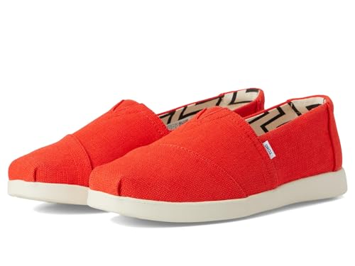 Image of TOMS Women's Alpargata Plus Slip On Espadrille, Textile Upper, Relaxed Fit, CloudBound Insole, Stretchy Easy On and Off