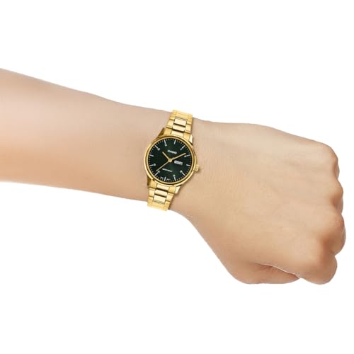 Image of Casio Enticer Ladies LTP-SN8YG-3B Analog Green Dial Watch (A2506)
